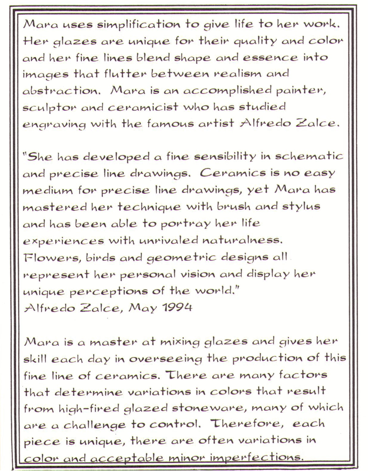 Mara Stoneware Feathers Mug