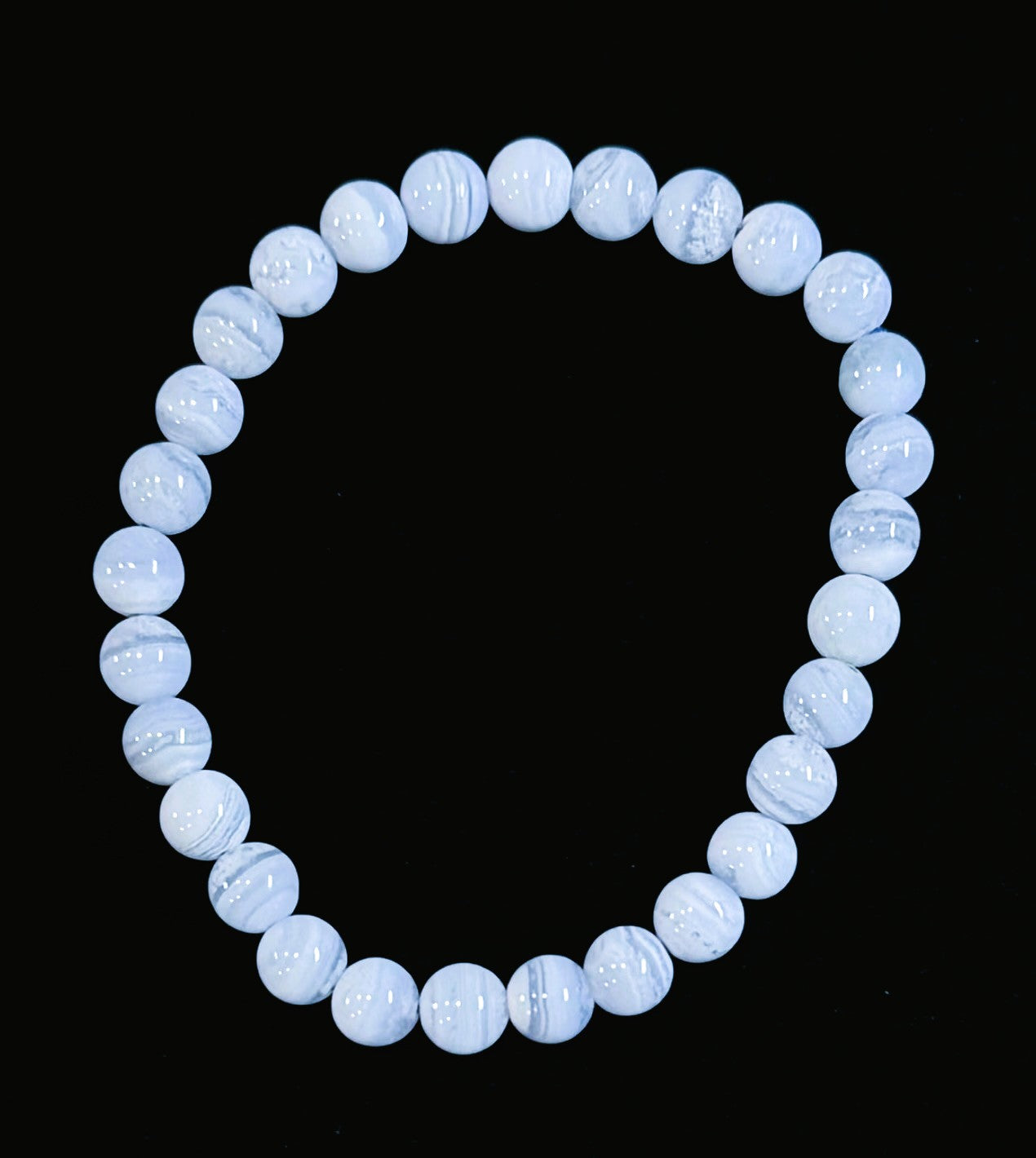 Blue Lace Agate- Calm & Stress Relief