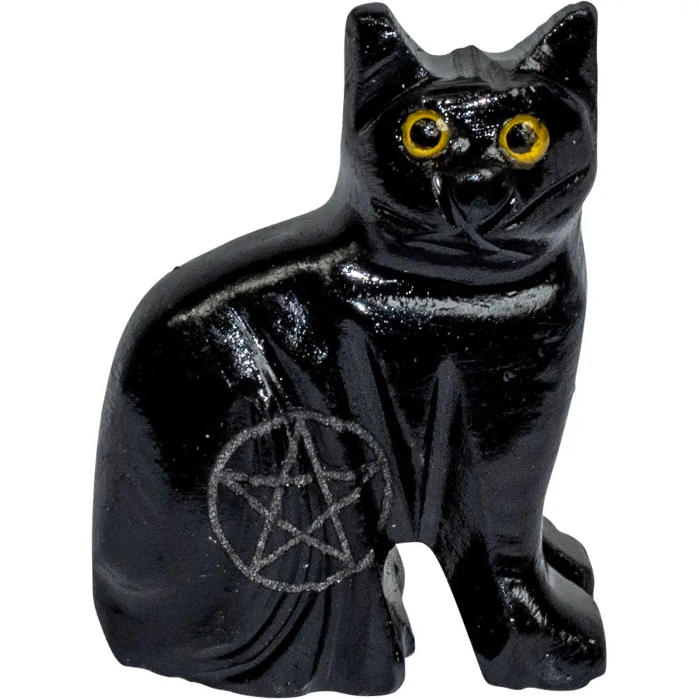 Cat Black Onyx w/ Pentacle