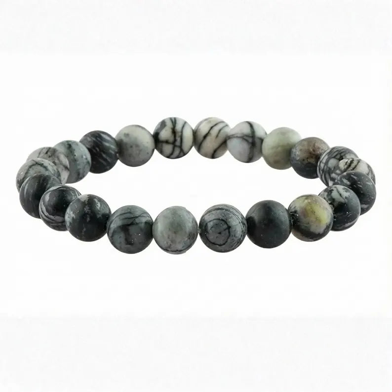 Spiderweb Jasper- Serenity & Protection