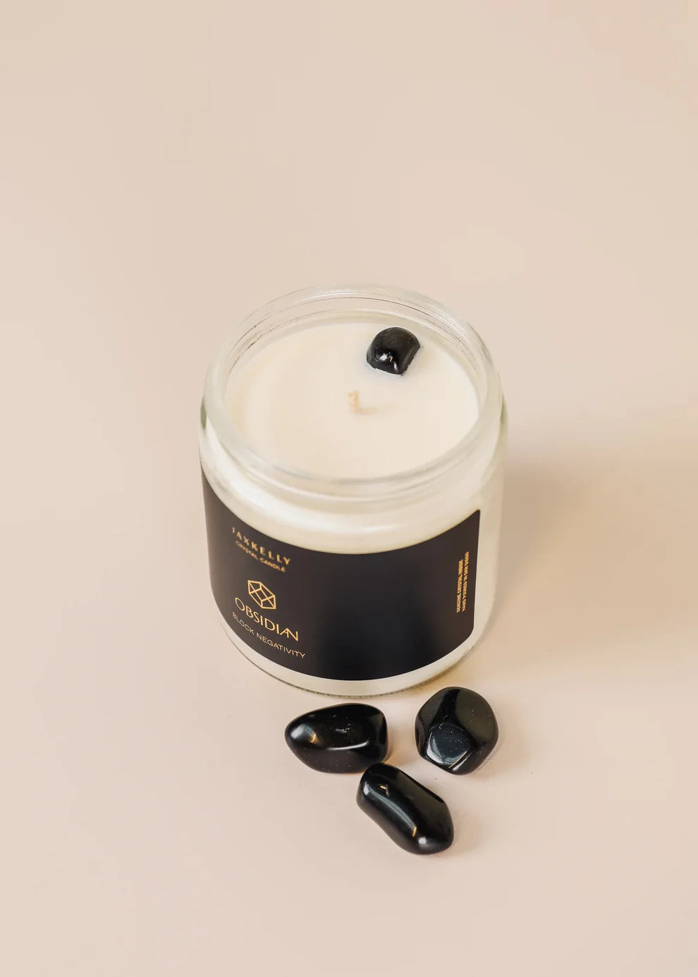 4oz - Clear Crystal Candle