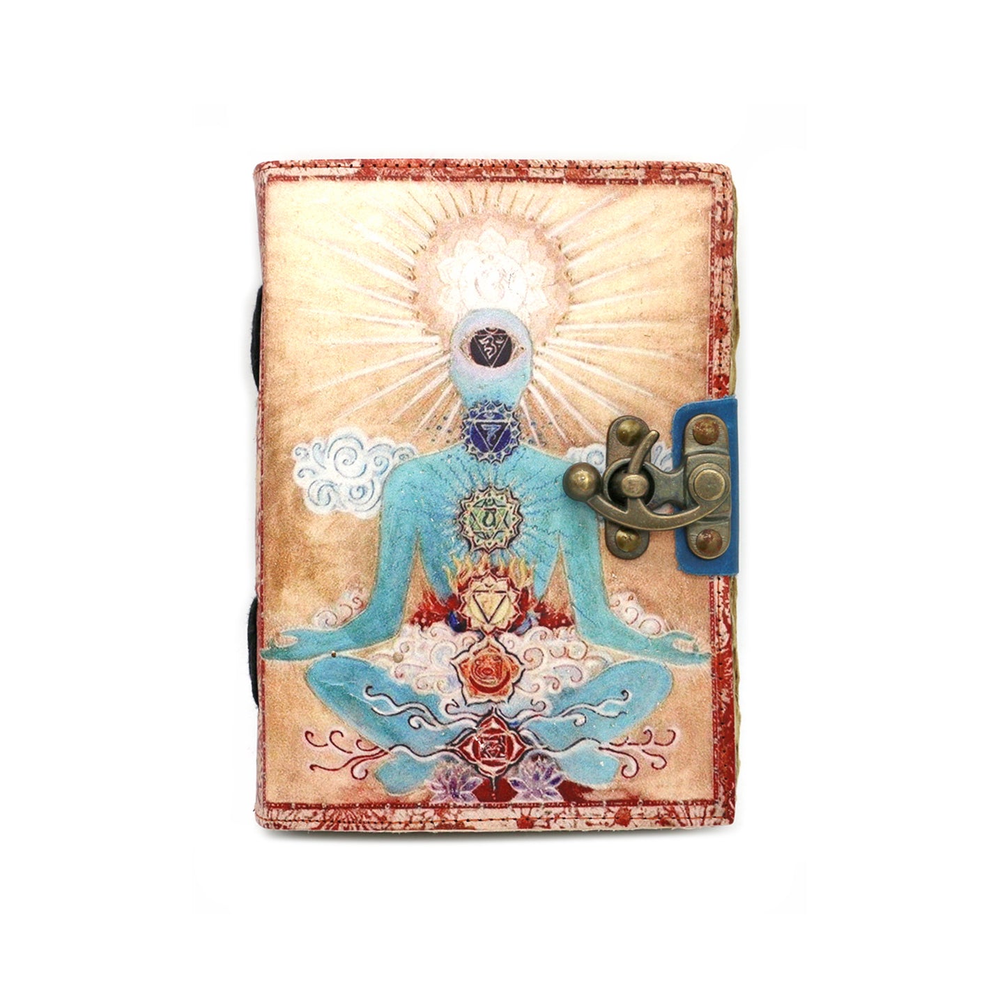 SERENITY OASIS BLANK LEATHER JOURNAL