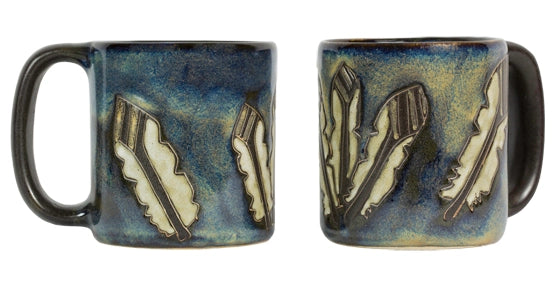 Mara Stoneware Feathers Mug