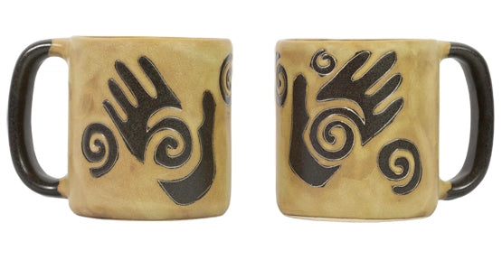 Mara Stoneware Healing Hands Mug