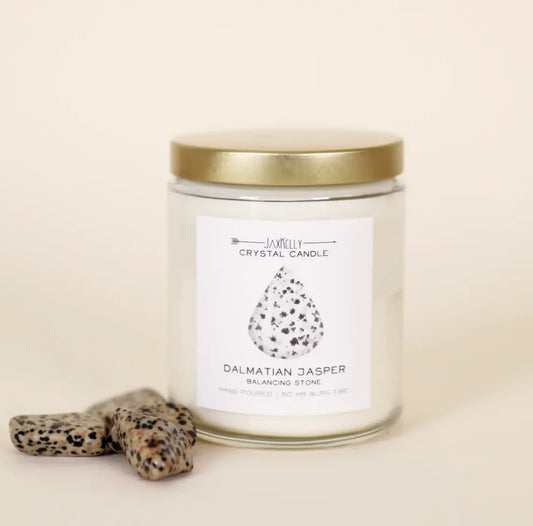 9oz. Watercolor Crystal Candle