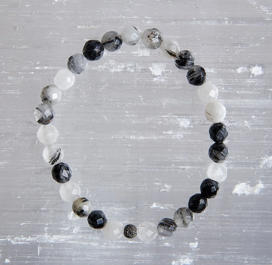 Tourmalinated Quartz- Energy Cleansing