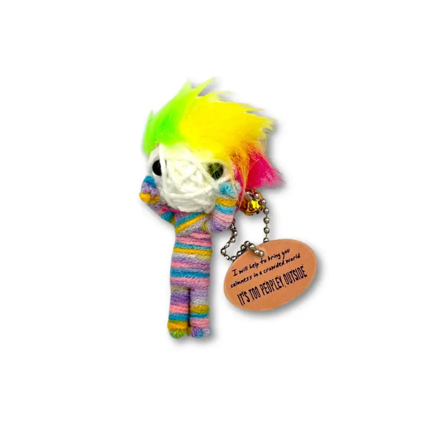 It's Too Peopley Outside - Watchover Voodoo Dolls - Keychain