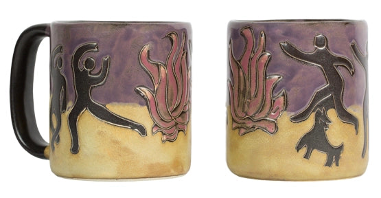 Mara Stoneware Fire Dancers Mug